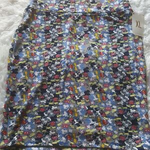 LulaRoe Disney Mickey Mouse Skirt New with tags Size XL